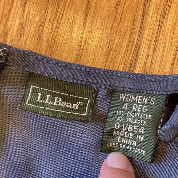 L.L. Bean Jumper, Dress, Bluish-Grey, Soft Material. Sz. 4R - Picture 6 of 7